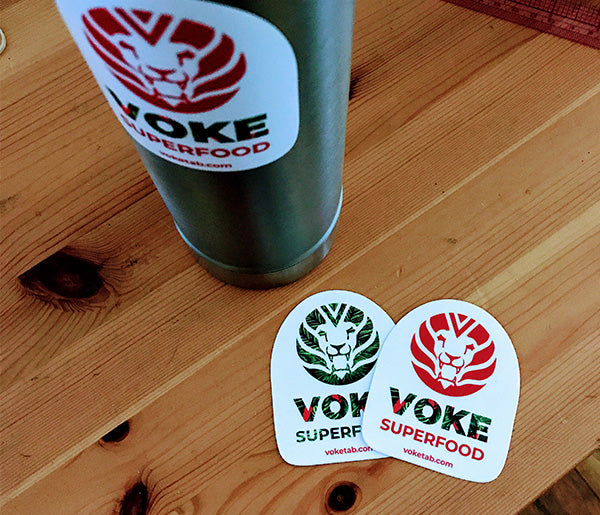 Voke Tab Logo 3 Inch Sticker Pack (Qty 2)